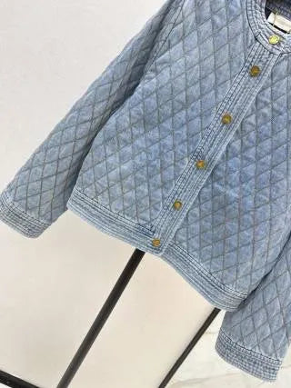 Zimmermann Women's Quilted Denim Jacket 93420410
