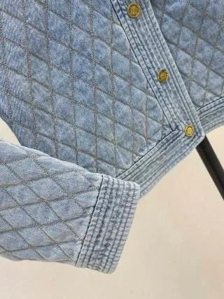 Zimmermann Women's Quilted Denim Jacket 93420410